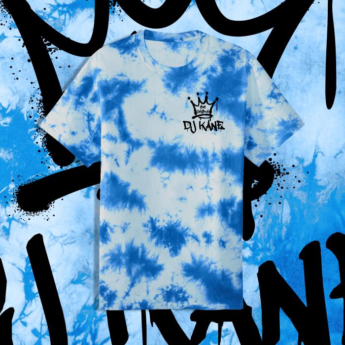 Youth Blue Tie-Dye Logo Shirt - Image 3